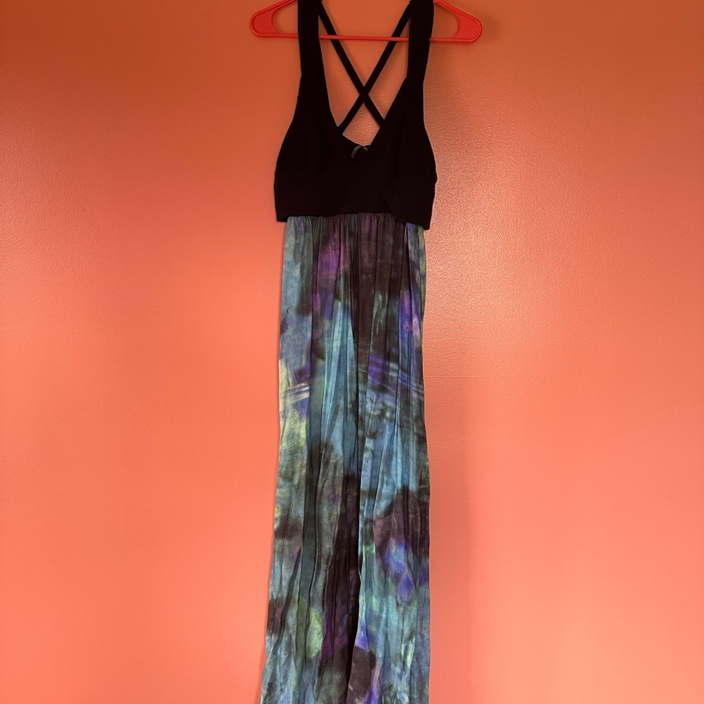 Watercolor Anthro dress